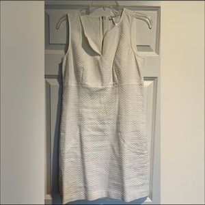 Sleeveless White Mini Dress (Worn Once)